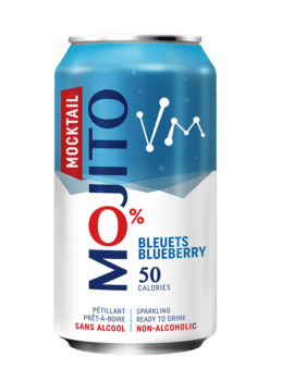 Mocktail Mojito bleuets