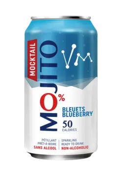 Mocktail Mojito bleuets