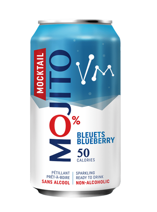 Mocktail Mojito bleuets